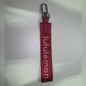 lululemon Athletica Red never lost Keychain
